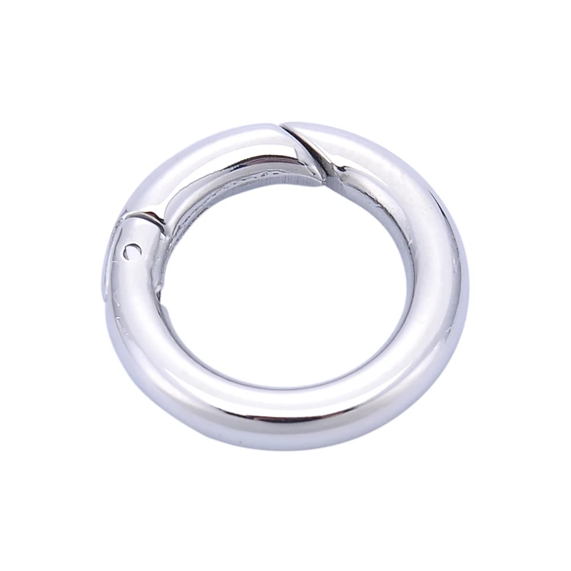 20mm 1 шт. круглые застежки из нержавеющей стали для браслетов, застежка серебряного цвета, самодельные ювелирные изделия, высокое качество, 20 мм - Цвет: 20mm