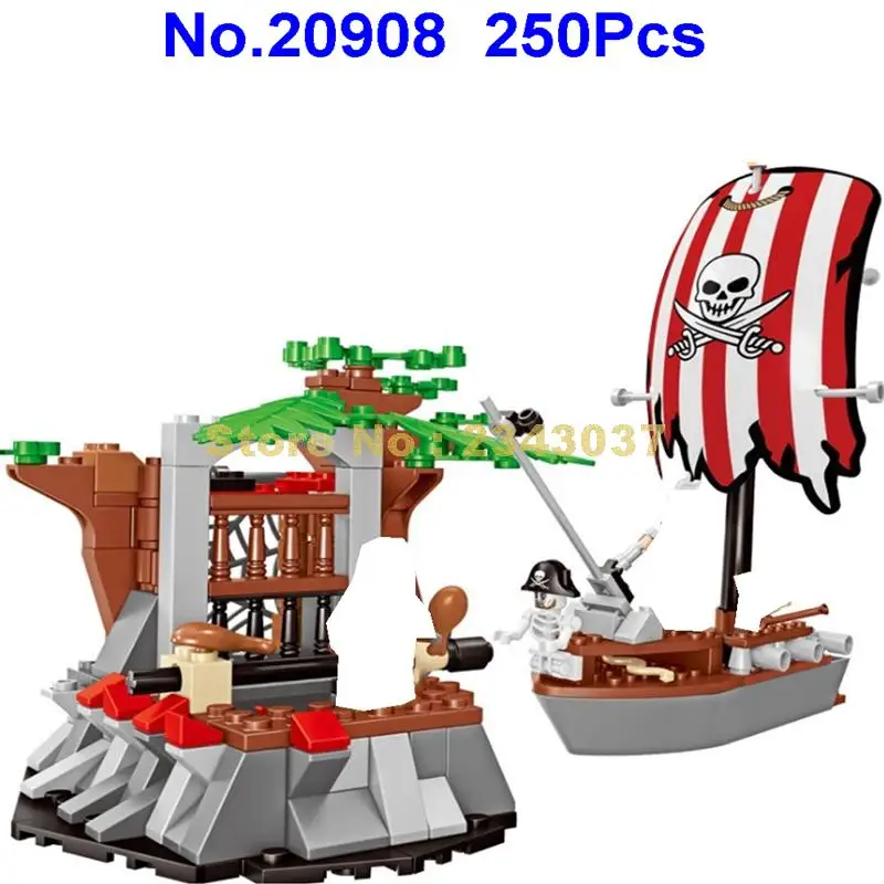 250 шт. Детский конструктор пиратский корабль|pirates of the|pirates caribbean blockspirates |