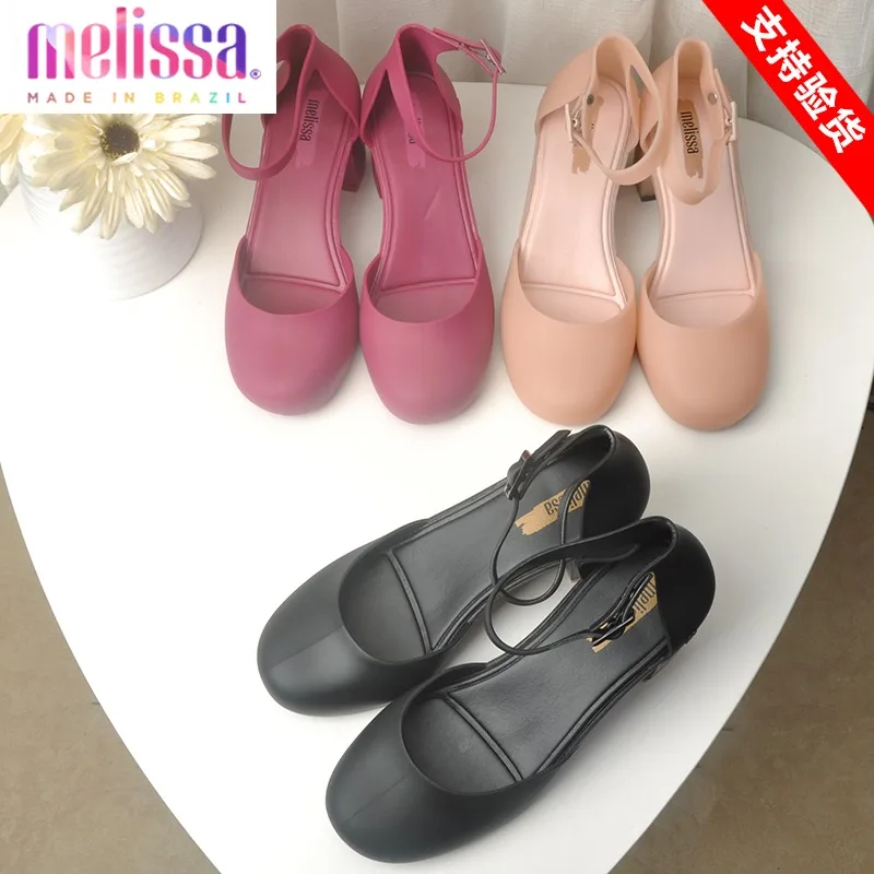 Женские сандалии Melissa повседневные римские гладиаторы на среднем каблуке