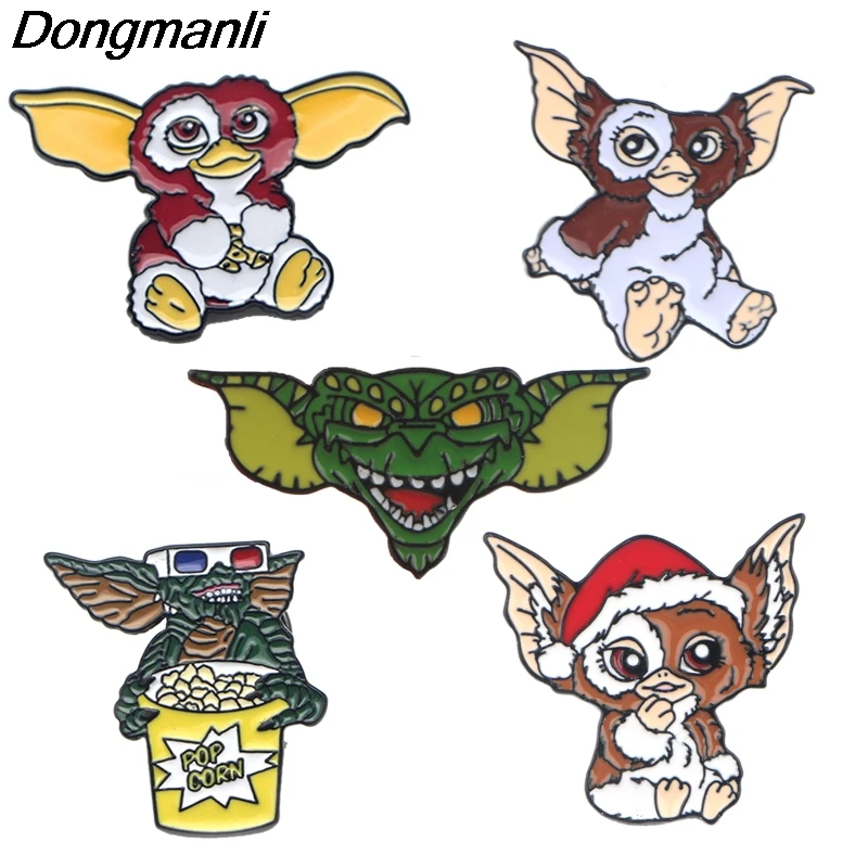 LT265 с изображением милого монстра цифры эмаль на булавке значок брошь рюкзак