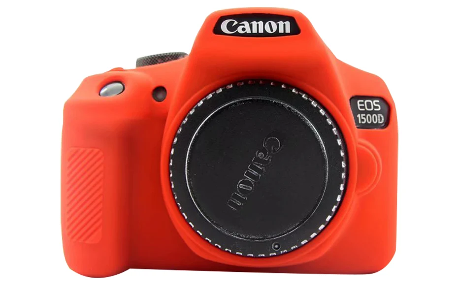 Сумки для камеры Canon EOS 1300D 1500D Мягкий силиконовый чехол цвет резиновый чехол для Canon EOS Rebel T6 Камера Сумка Открытие батареи