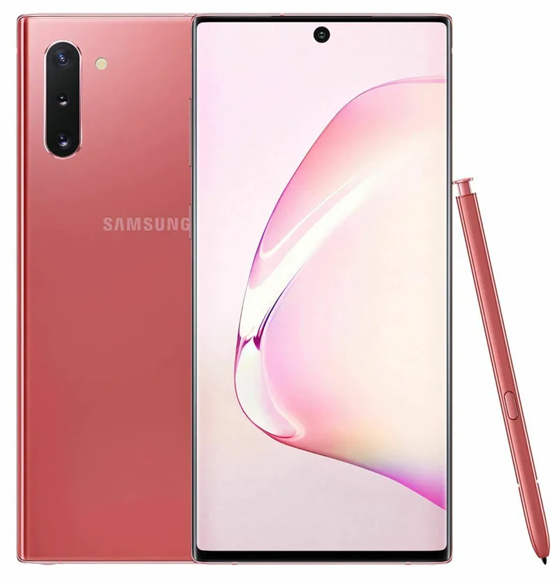 Samsung Galaxy Note10 Note 10 N9700 256GB rom 8GB ram Dual Sim Восьмиядерный 6," 4 камеры Snapdragon 855 NFC 4G LTE мобильный телефон