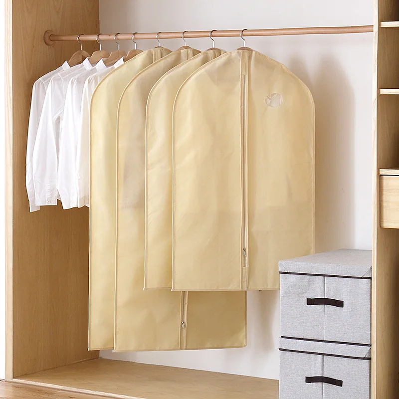 

Чехол для одежды, пылезащитный чехол для гардероба, чехол для хранения пальто, подвесной защитный чехол для костюма или платья Z10P1006