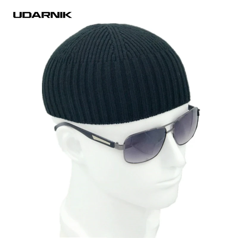 

Men Knitted Hat Wool Blend Beanie Skullcap Cap Brimless Hip Hop Hats Casual Black Navy Grey Retro Vintage Fashion New 904-897