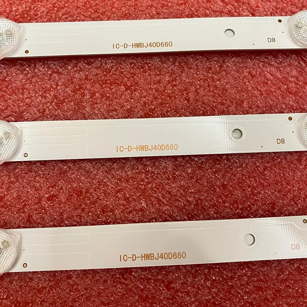 Фото Светодиодная лента для подсветки PANASONIC TX-40ESW504B TX-40FS503 TX-40ESW504 TX-40ES500B TX-40ES400B TX-40DSU401, 3 шт. №4