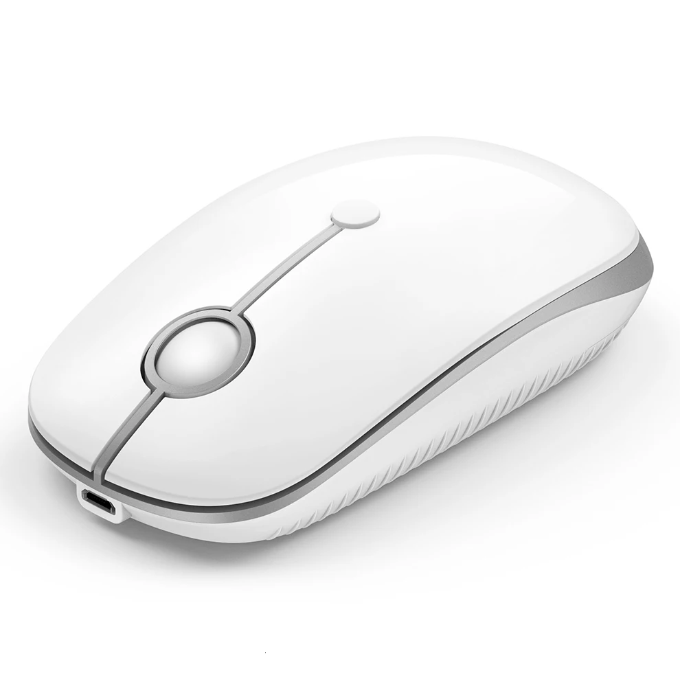 Желе расческа ноутбук перезаряжаемая мышь беспроводная мышь для microsoft Smart tv ноутбук ПК оптическая мышь бесшумный щелчок портативные мыши