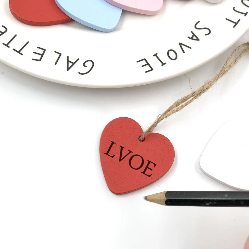 20 шт. деревянные подвески в форме сердца|Кулоны и подвески| |