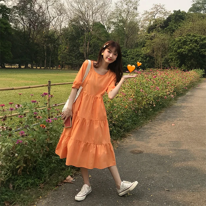 

Женские платья в Корейском стиле, лето 2021