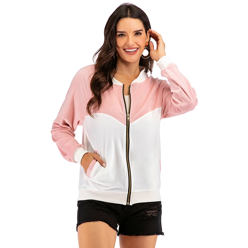 Уютная пушистая Базовая куртка пальто для женщин с длинным рукавом на молнии в