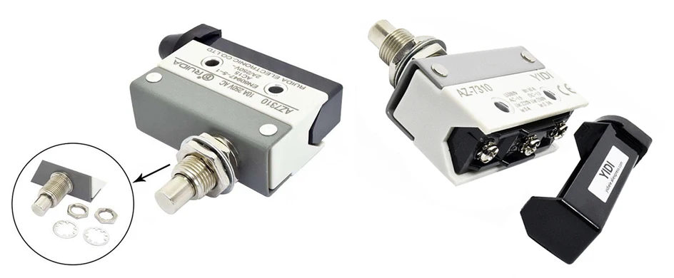 10A 250VAC AZ-7312 AZ-7311 AZ-7121 AZ-7310 TZ-7141 Водонепроницаемый микропереключатель путешествия концевой выключатель небольшой горизонтальный roller lever
