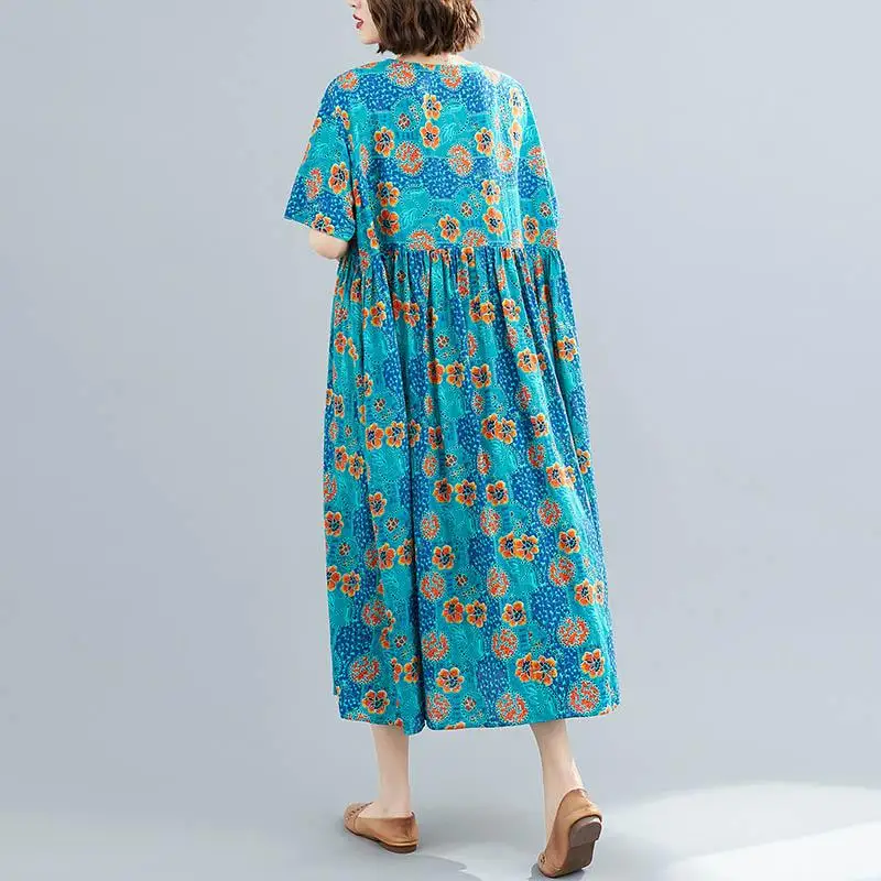 Пляжные платья Бохо размера плюс для женщин 4XL 5XL 6XL корейское платье большого с