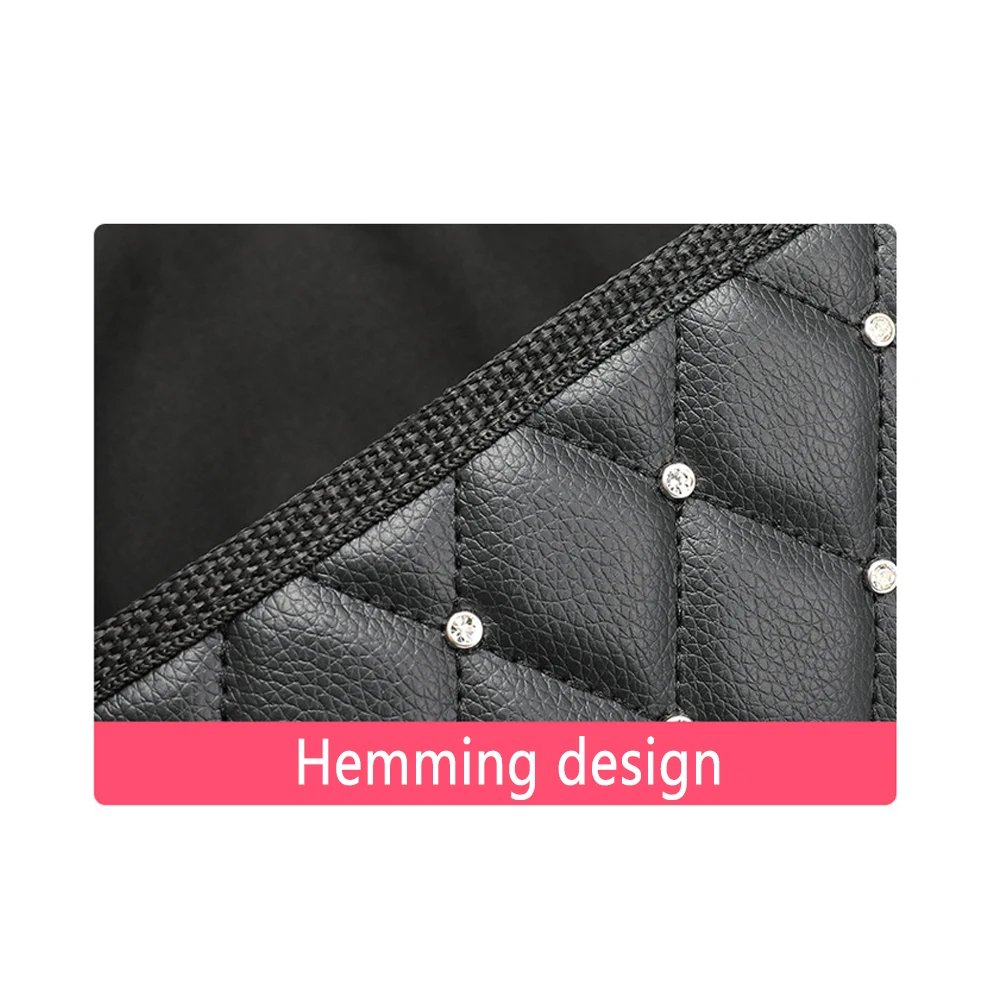 

Car Seat Back Tidy Storage Box PU Leather Stowing Tidying Case Pocket Organizer Hanging Holder Pouch Automobile Accessories
