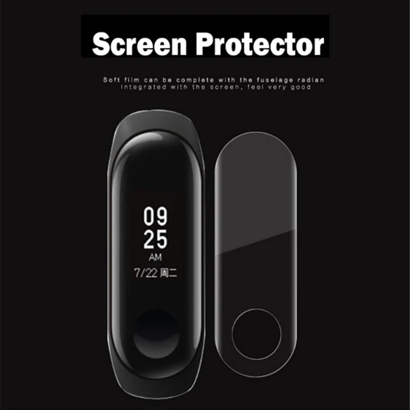 1 шт./2 шт./3 шт. мягкая защитная пленка на весь экран для Xiaomi Mi Band 4 SmartWatch не