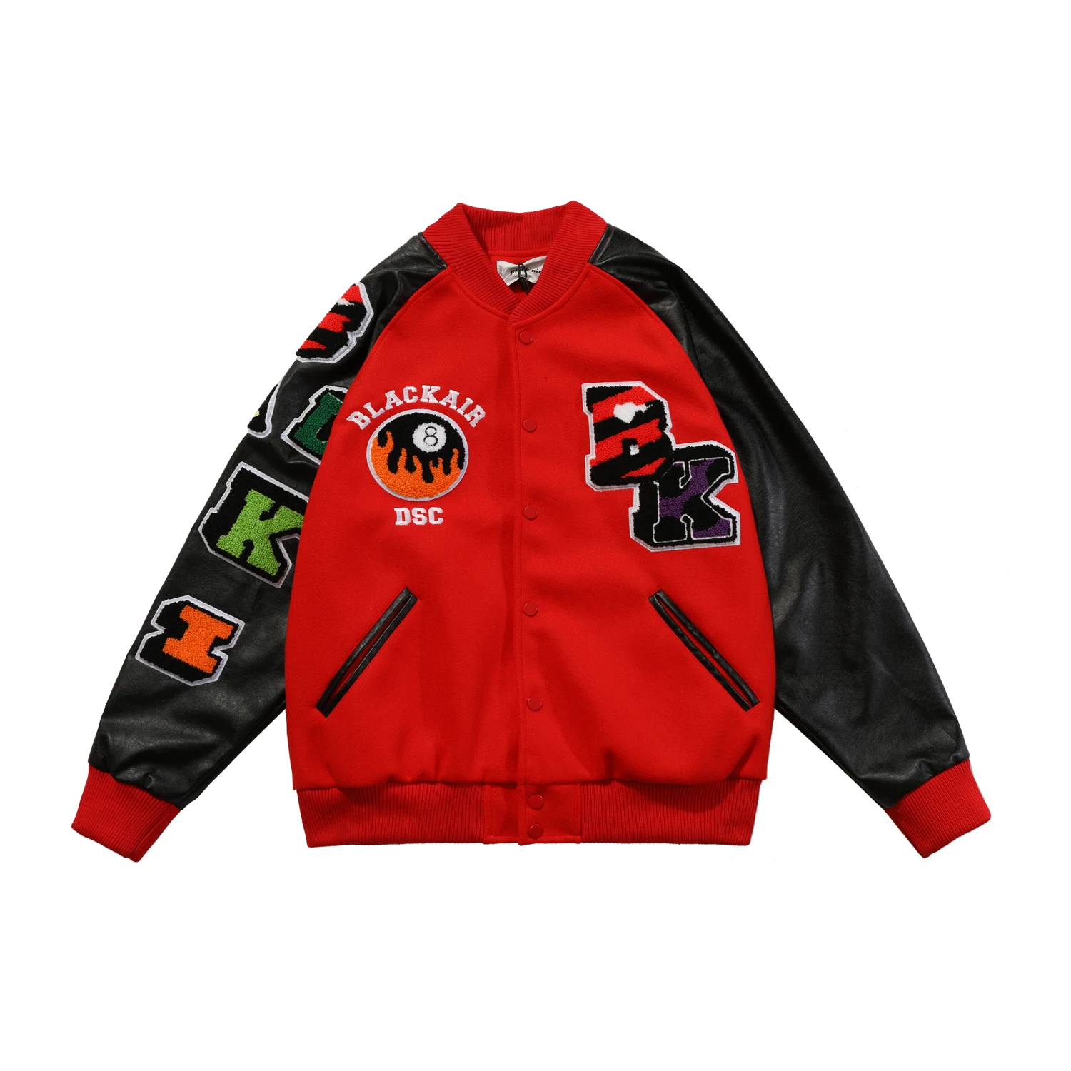 

Куртка мужская для школьной команды, Бомбер в стиле хип-хоп, пэчворк, цветные блоки, пилот, уличная бейсбольная куртка для пар, Осень-зима