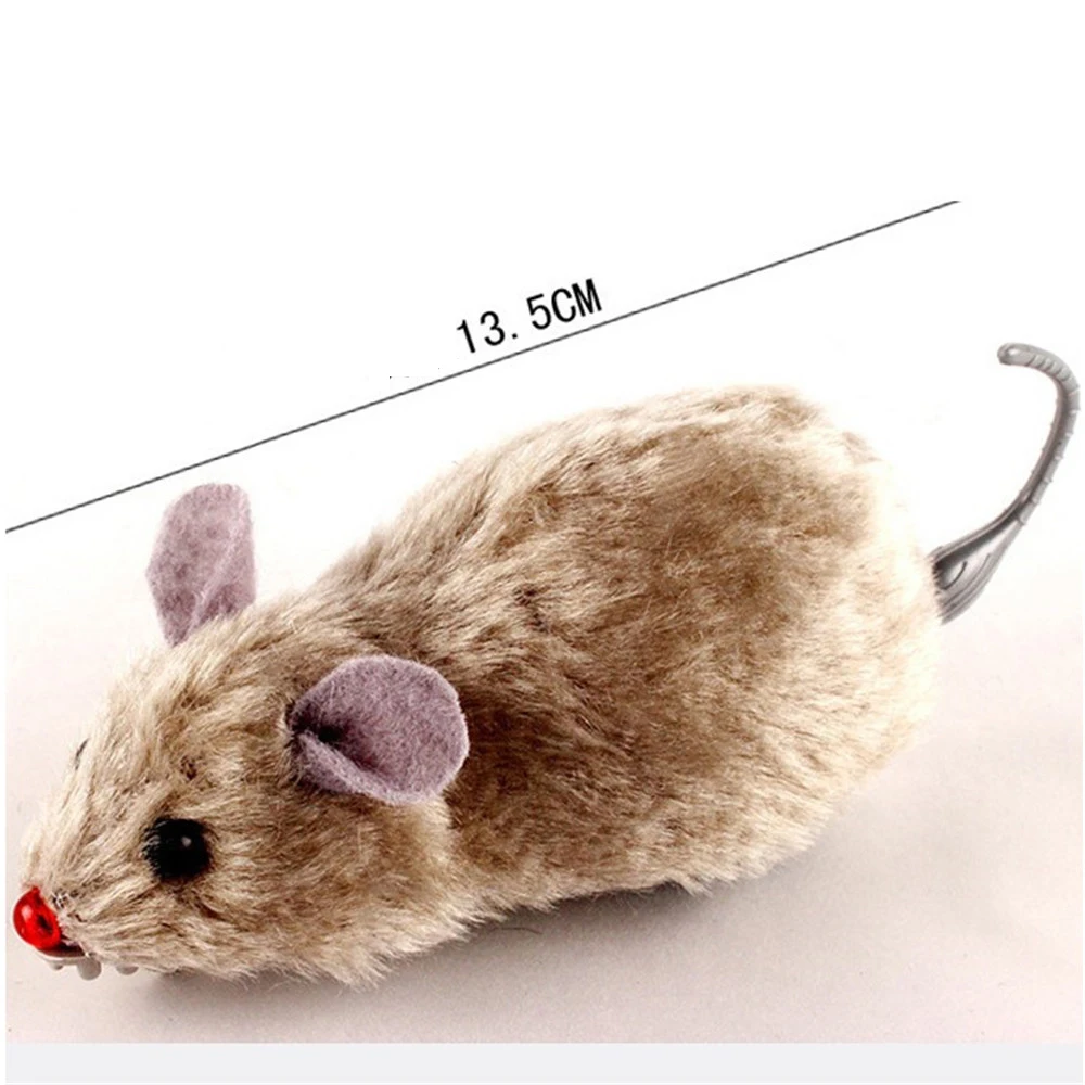 Игрушки для кошек заводная пружина яркость механическое движение крыса