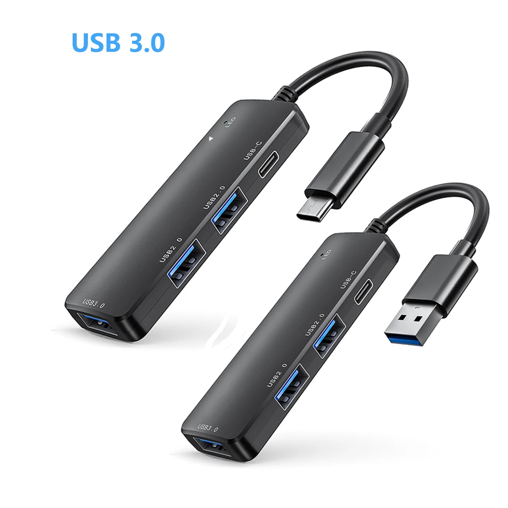 

USB HUB 3.0 Usb Type C With 2A PD Power Charging High Speed Splitter Extension Adapter For Macbook Air Lenovo adaptador usb c