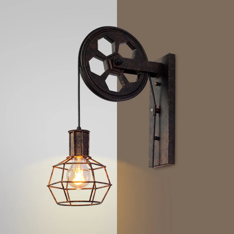 

Japan industrial decor rope aisle corridor bedroom lamp