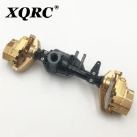 metal front rear axle housing with c seat steering knuckle counterweight for rc tracked vehicle trx 4 trx4
