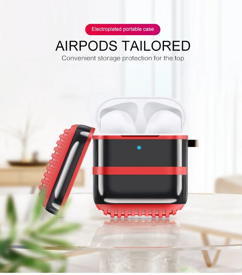 Защитный чехол для наушников Аксессуары Airpods 1/2 универсальный Bluetooth гарнитура