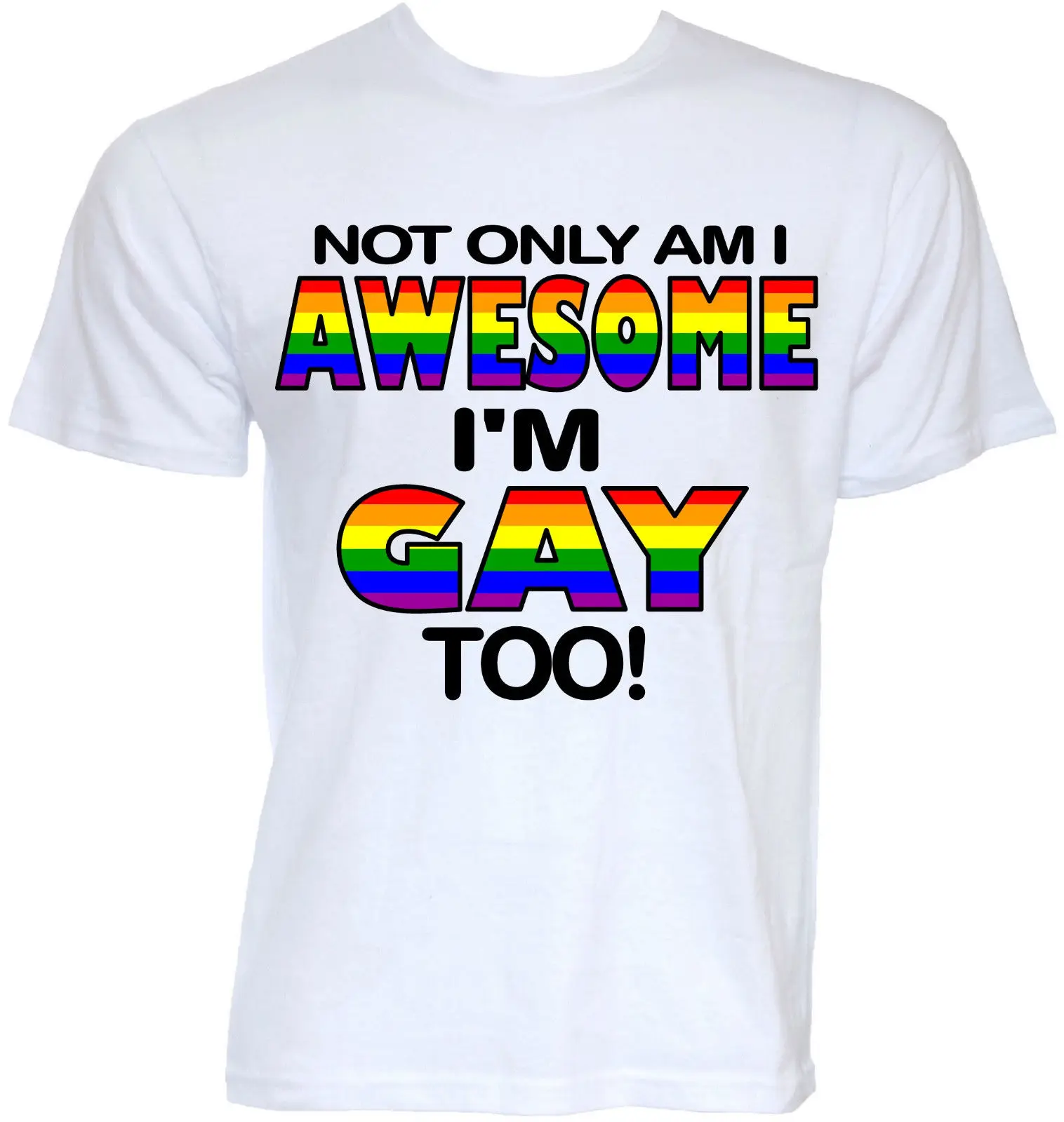 Мужская футболка с надписью JOKE GAY PRIDE LGBT CADEAUS в стиле хип-хоп 2019 | одежда