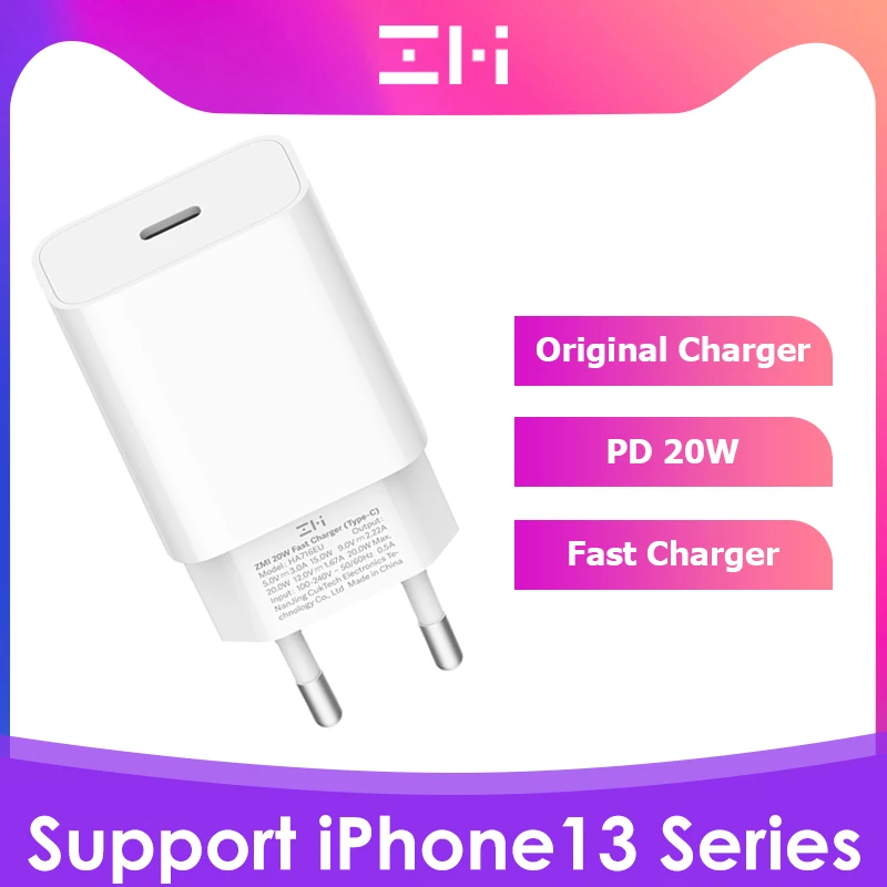 

Зарядное устройство ZMI с поддержкой быстрой зарядки, 20 Вт, USB Type-C