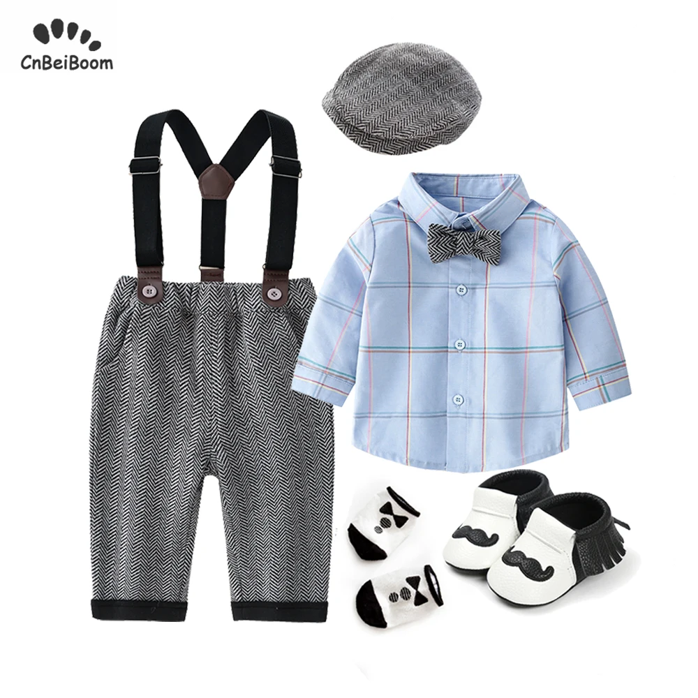 Комплект одежды для мальчиков из 5 предметов комплекты маленьких костюм
