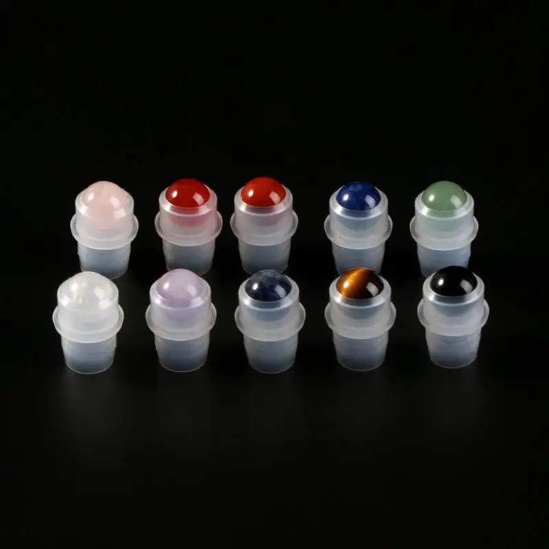 Шарик-Роллер из натурального драгоценного камня толщиной 5 мл 10 рулон эфирного