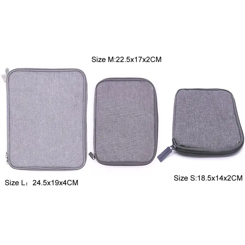 

Multifunction Watchband Storage Bag Portable Watch Strap Organizer Watch Band Box Holder Watch Travel Case Pouch Gray Black S/M