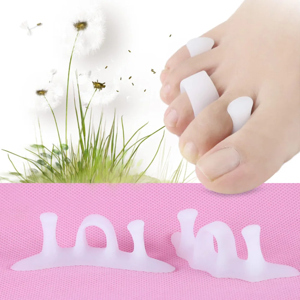 1Pair of Toes Bunion Corrector Hallux Valgus Corrector Day Night Toes Correction Feet Care Cylinder shape