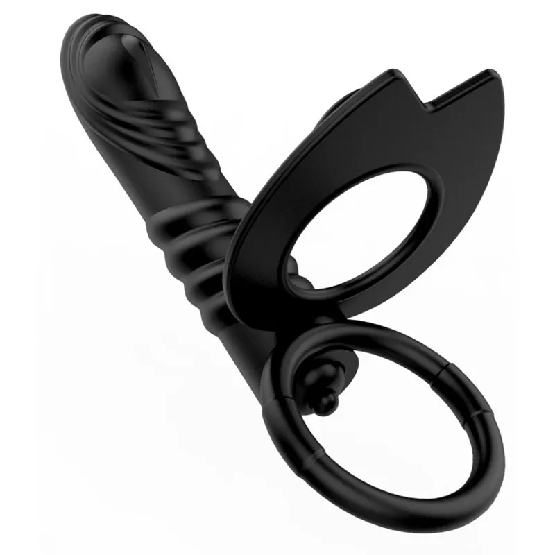 Секс-шоп новинка анальная пробка двойного проникновения фаллоимитатор Анальная