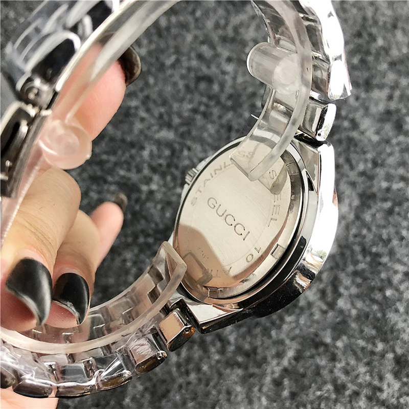 

Luxury brand Quartz Wrist Women Watches Silver Bracelet Ladies Watch Stainless Steel Clock Casual Waterproof Watch G11