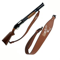 tourbon hunting gun accessories gun sling rifle shotgun belt wswivels shooting shoulder strap genuine leather adjusted1 set