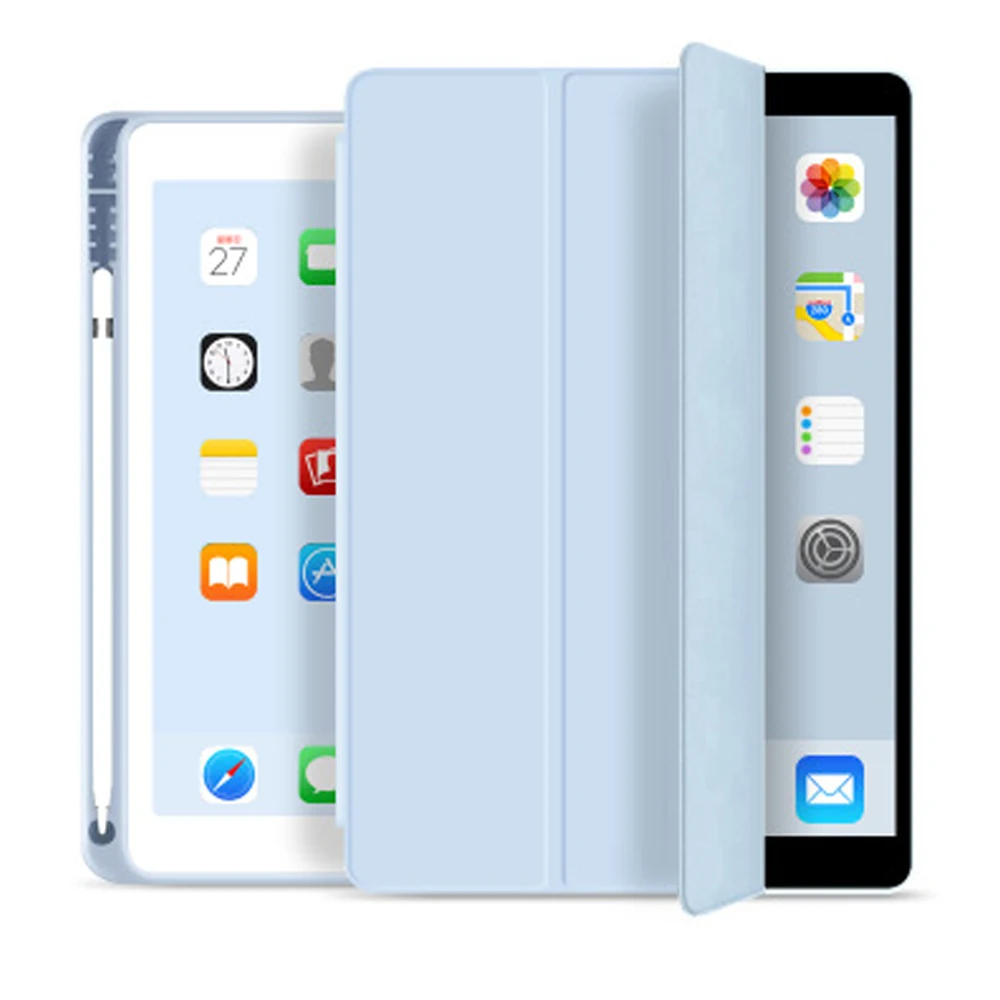 Для ipad чехол карандаш держатель Funda для ipad 6-го поколения для ipad Mini 5 ipad 10,2 / 9,7 чехол