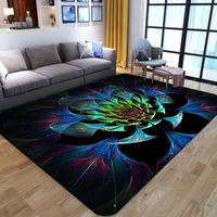 nordic parlor carpet european style luxury coffee table mat colour printing 3d carpets for living room bedroom hallway area rugs