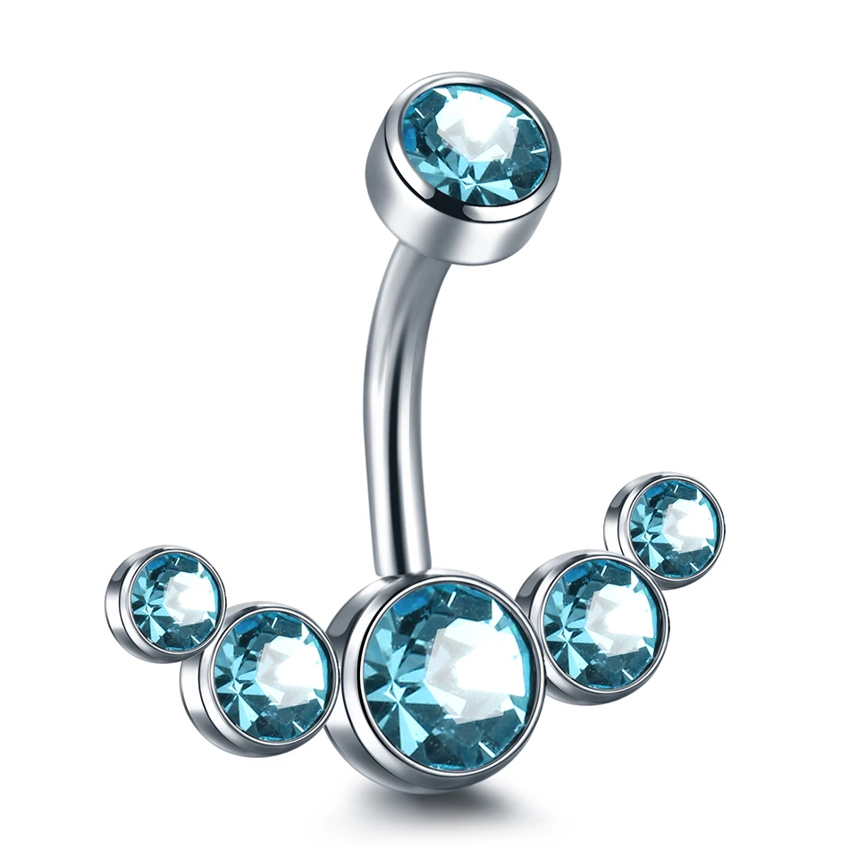 1 шт. кольцо для пупка из нержавеющей стали |