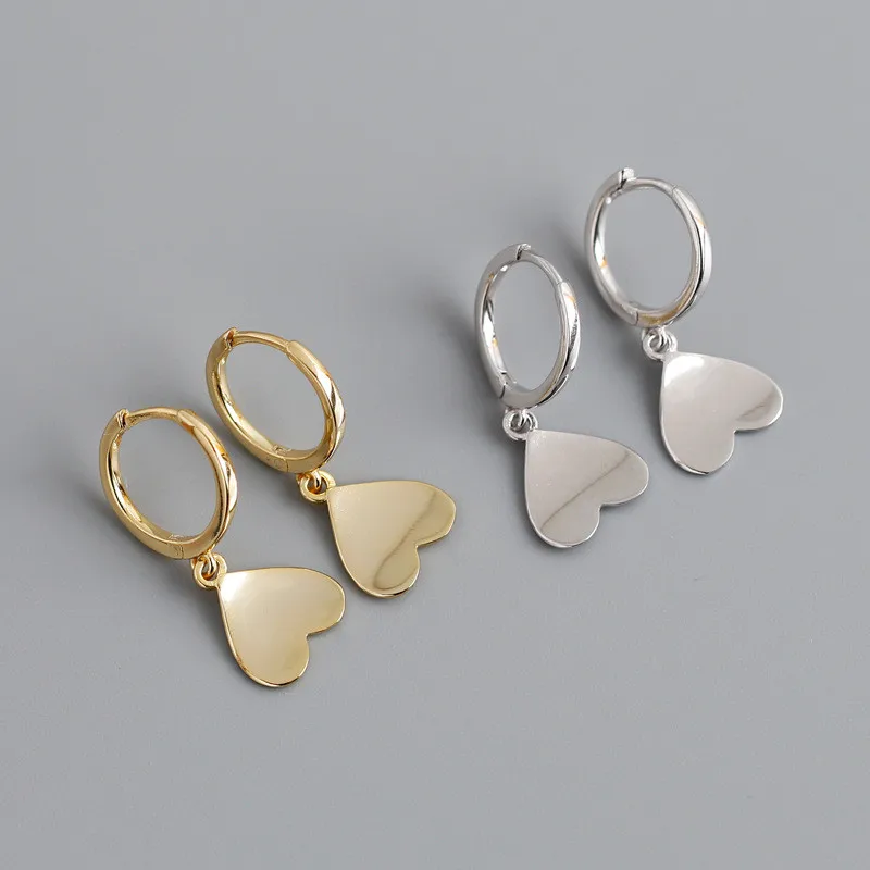 Женские глянцевые серьги подвески из серебра 925 пробы|Серьги-подвески| |