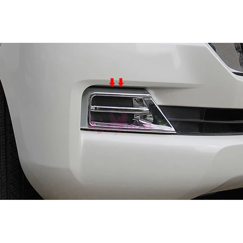 Хромированный автомобильный Стайлинг 2016 2018 Оригинальная передняя лампа крышка