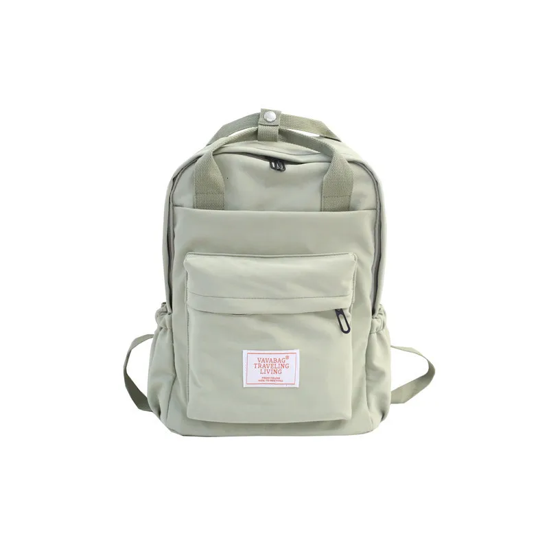 

Female Solid School Bag For Teenage Girls 2020 Nylon Travel Backpack Women Mochilas Sac A Dos Ladie Laptop Rucksack Men Bag Pack