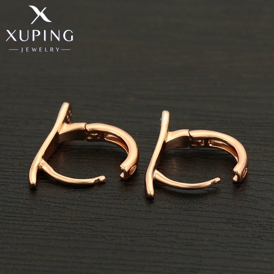 Женские позолоченные серьги-кольца Xuping