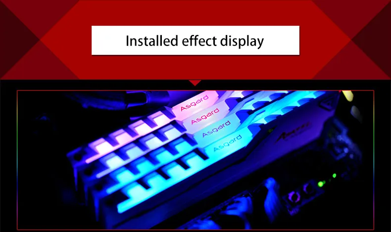 Asgard AZAZEL серия RGB ram 8 ГБ 2X8 Гб 16 Гб DDR4 3200 МГц 1,35 в ram для настольных игр с высокой скоростью и высокой производительностью