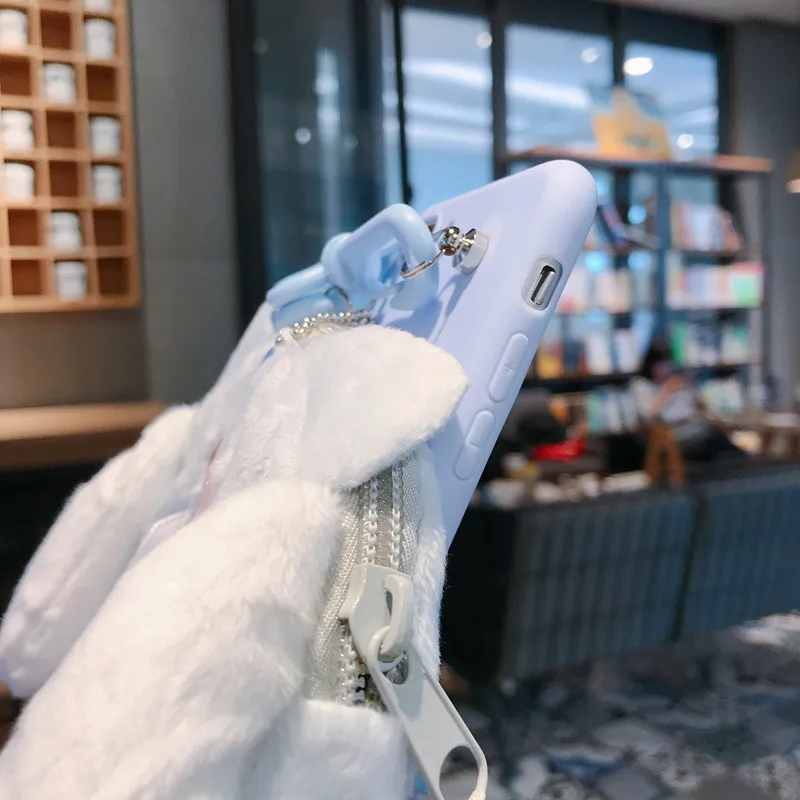 Чехол для iPhone 11 pro max с мультяшным рисунком, милая melody Cinnamoroll Обложка кошелька для iPhone XS max XR X 8 plus 6S 7+ ремешок в подарок