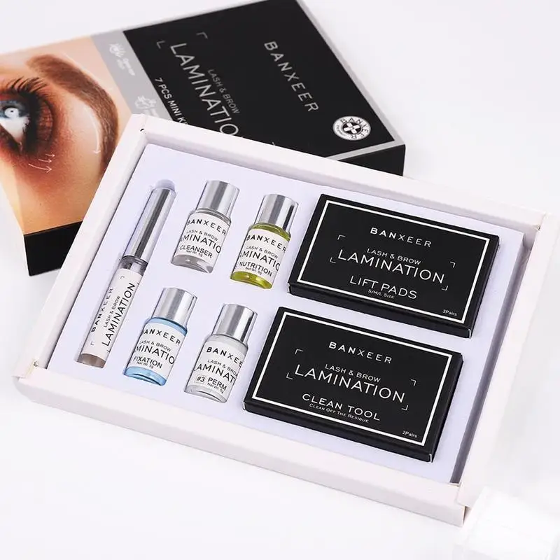 

Banxeer Eyelash Perm Solution Brow Perm Kit 2 in 1 Eyebrow Kit Term Brows Sculpt Soap Lift Permanent Makeup Brow Kit Lash L M0E9