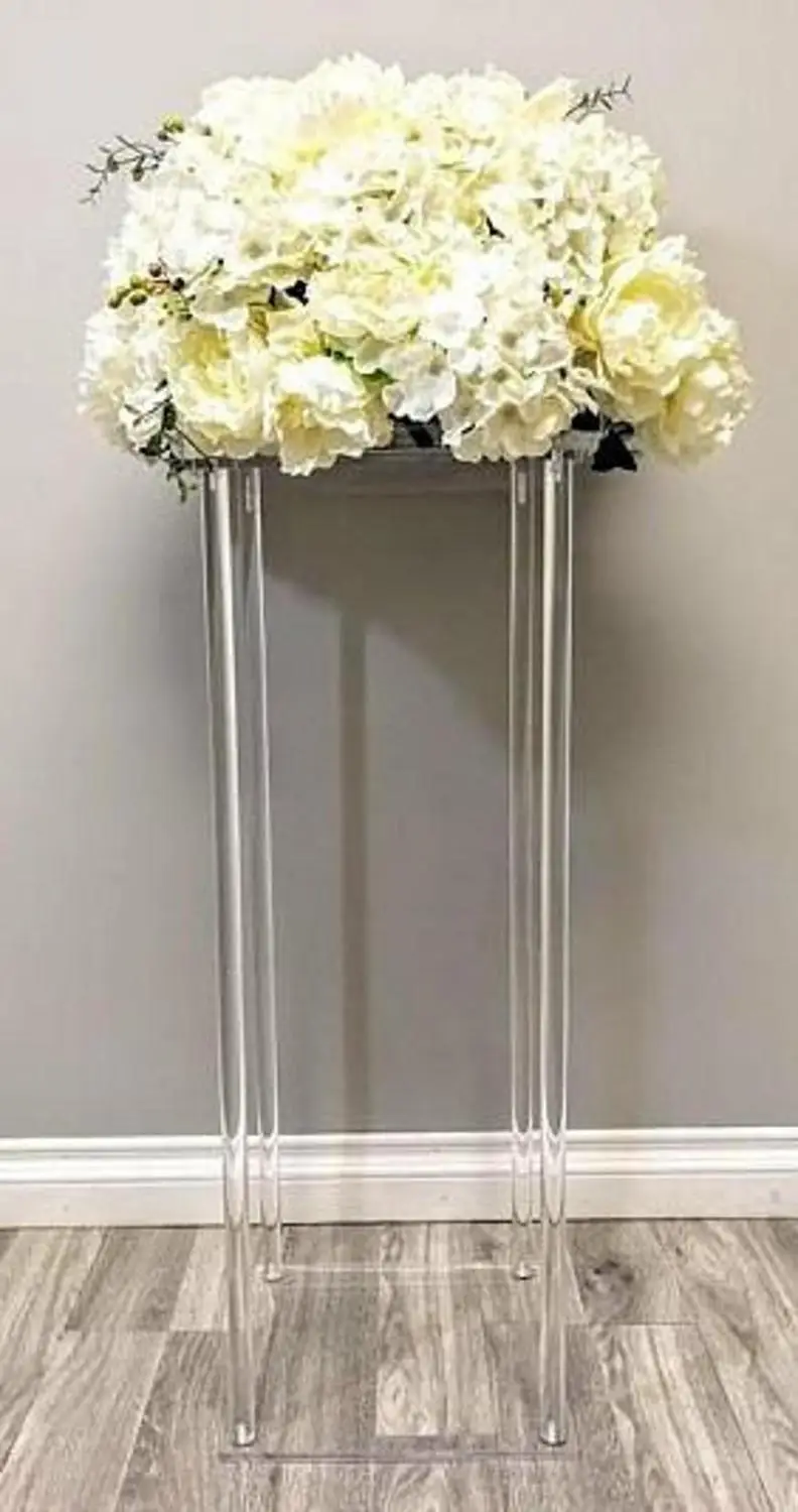 Новый прозрачный Свадебный акриловый кристаллический стол центральный столик