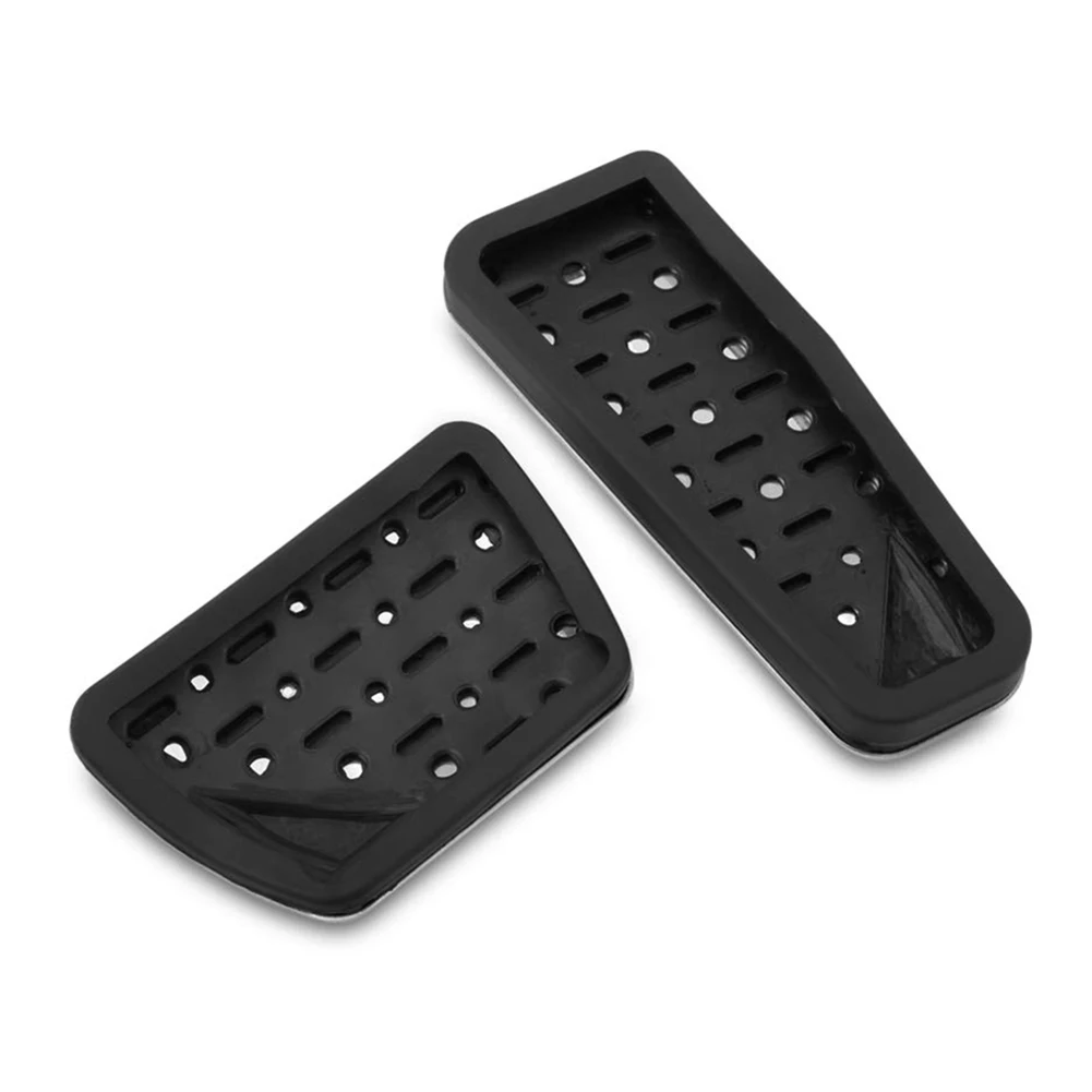 2 шт. крышка педали газа и тормоза Авто из нержавеющей стали упор для ноги около