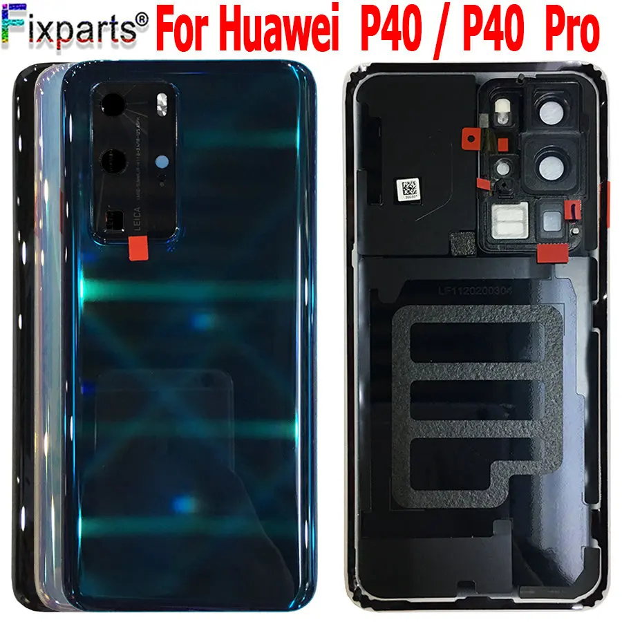 

Оригинальная крышка аккумулятора с объективом камеры для Huawei P40 Pro, задняя крышка аккумулятора для Huawei P40, задняя крышка