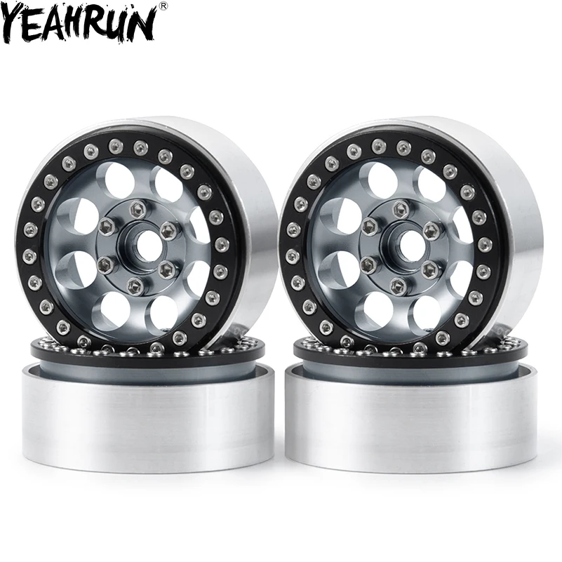

YEAHRUN 1.9" Metal Wheel Rims BEADLOCK Wheel Hubs for 1:10 Axial SCX10 CC01 F350 D90 90034 RC Rock Crawler Car Parts