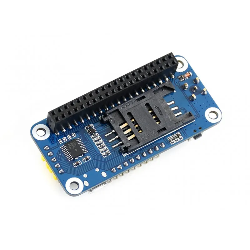 Шляпа GSM/GPRS/Bluetooth для Raspberry Pi совместима с RPi 2B/3B/3B +/Zero W SIM800C поддерживает