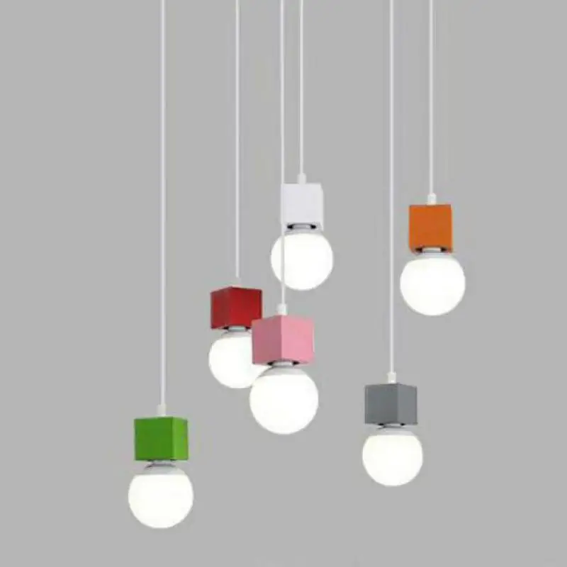 

Односторонние цветные подвесные светильники "сделай сам", подвесные светильники для гостиной, столовой, подвесные светильники для балкона, ...