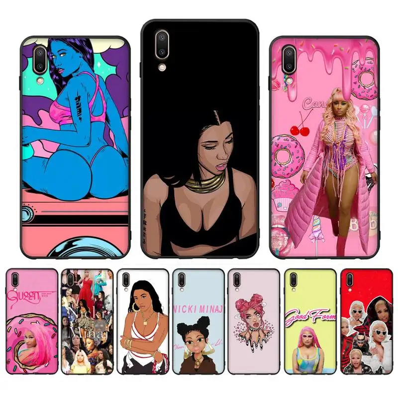 

Hip Hop Nicki Minaj Phone Case Case For Oppo Reno Realme C3 6Pro Cover For vivo Y91C Y17 Y19 Funda Capa