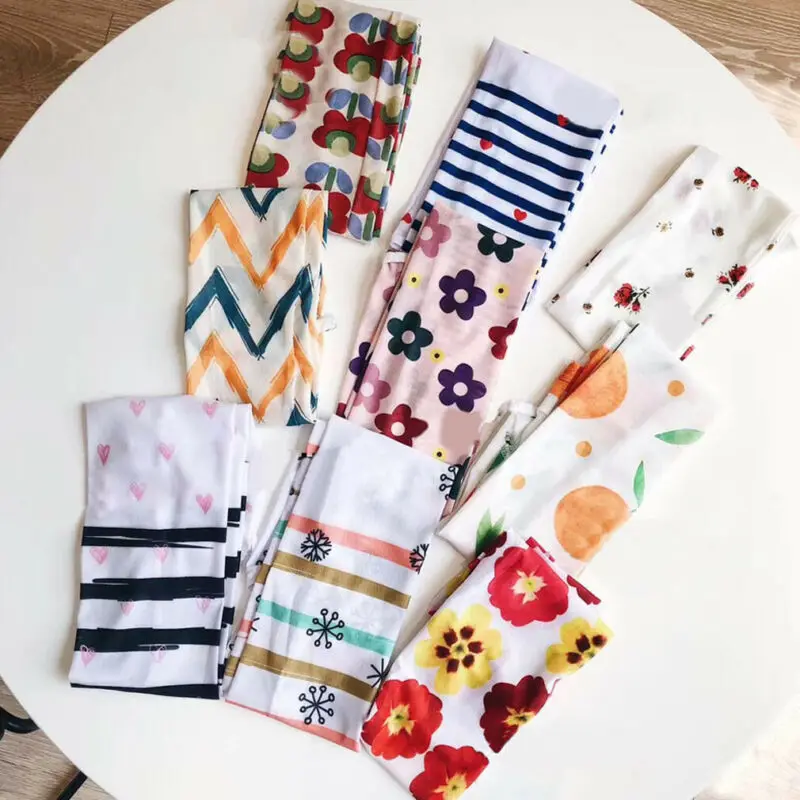 Новинка 2 пары охлаждающая Спортивная грелка для рук полосатый принт женские